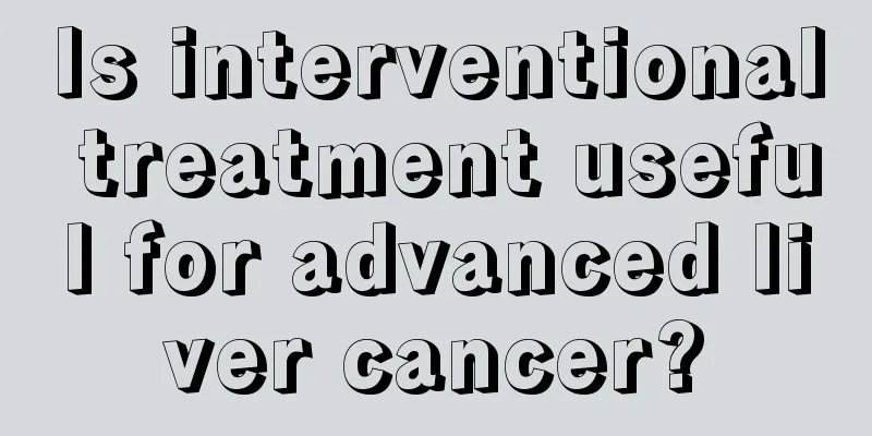 Is interventional treatment useful for advanced liver cancer?