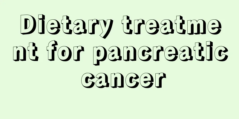 Dietary treatment for pancreatic cancer