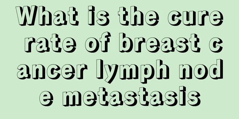 What is the cure rate of breast cancer lymph node metastasis