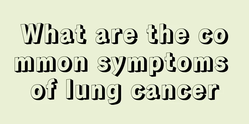 What are the common symptoms of lung cancer