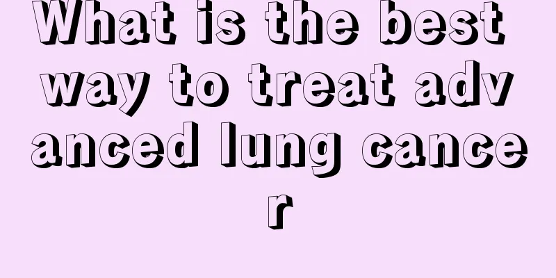 What is the best way to treat advanced lung cancer