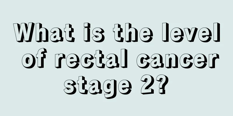 What is the level of rectal cancer stage 2? 