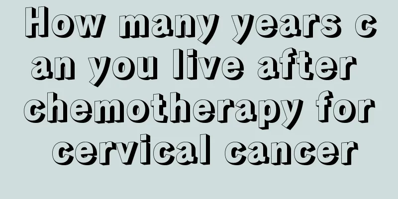 How many years can you live after chemotherapy for cervical cancer