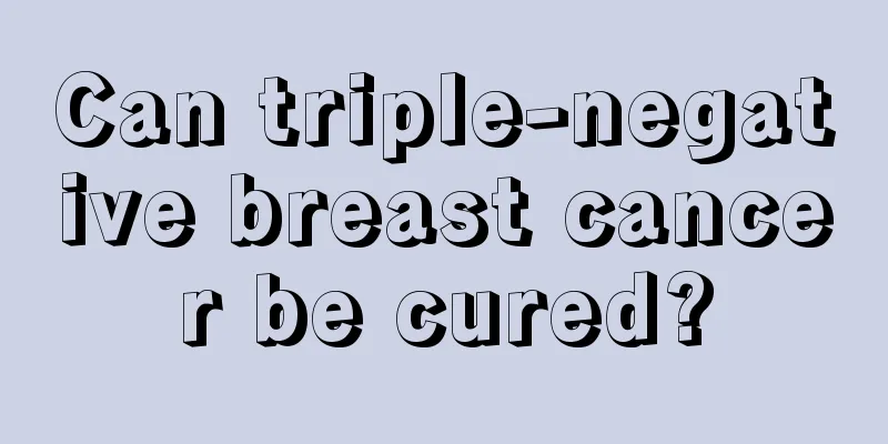 Can triple-negative breast cancer be cured?