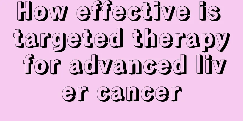 How effective is targeted therapy for advanced liver cancer