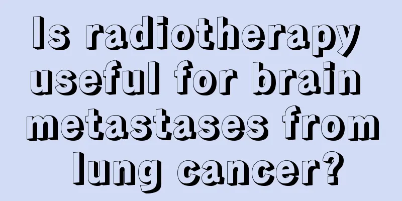 Is radiotherapy useful for brain metastases from lung cancer?