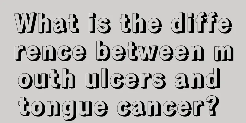 What is the difference between mouth ulcers and tongue cancer? 