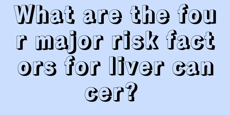 What are the four major risk factors for liver cancer? 