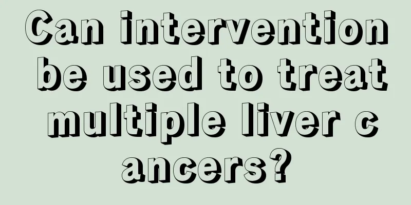 Can intervention be used to treat multiple liver cancers?