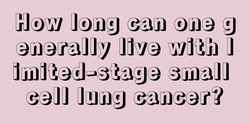 How long can one generally live with limited-stage small cell lung cancer?