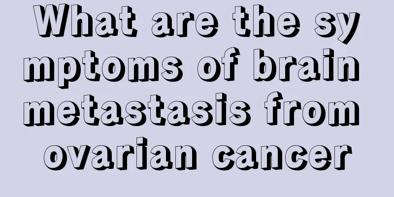 What are the symptoms of brain metastasis from ovarian cancer