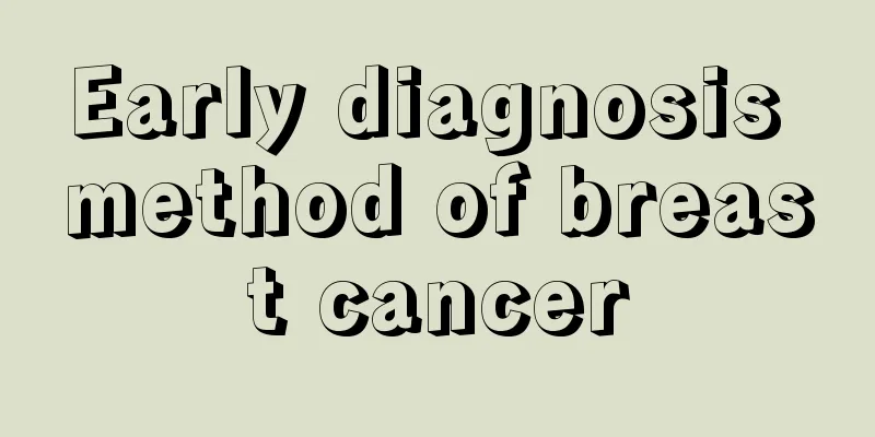 Early diagnosis method of breast cancer
