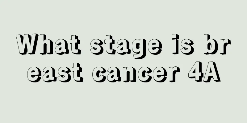 What stage is breast cancer 4A