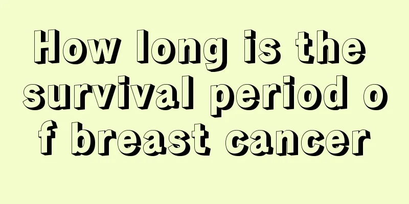 How long is the survival period of breast cancer