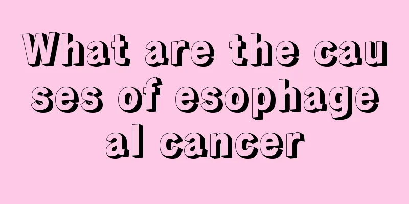 What are the causes of esophageal cancer