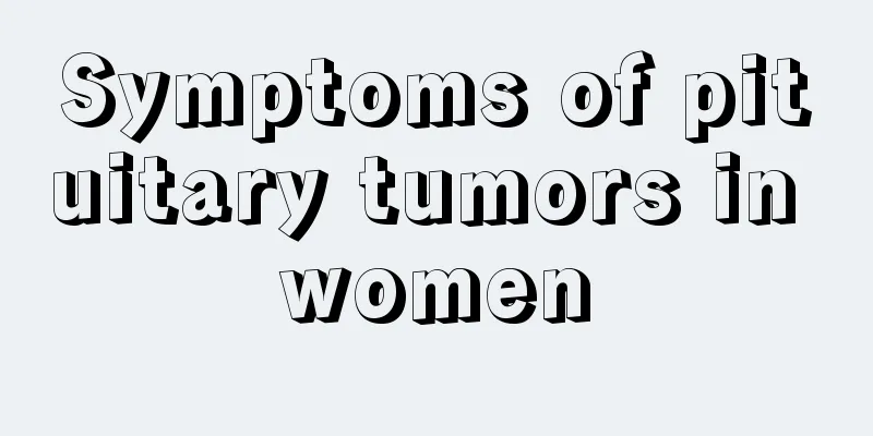 Symptoms of pituitary tumors in women