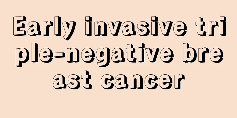 Early invasive triple-negative breast cancer