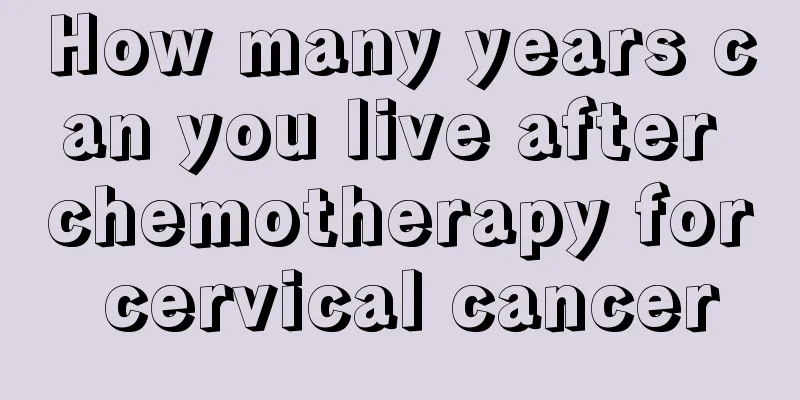 How many years can you live after chemotherapy for cervical cancer