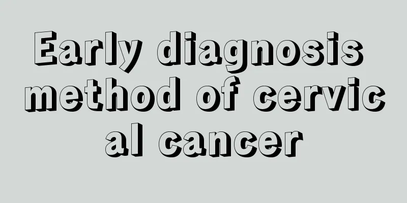 Early diagnosis method of cervical cancer