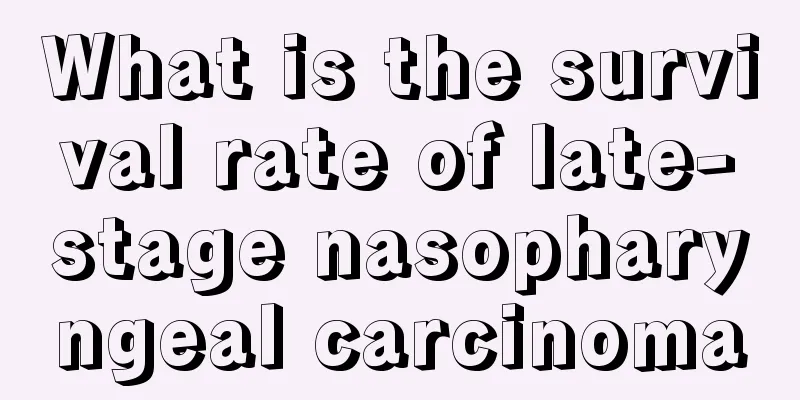 What is the survival rate of late-stage nasopharyngeal carcinoma