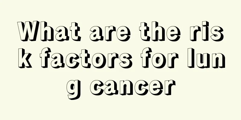 What are the risk factors for lung cancer