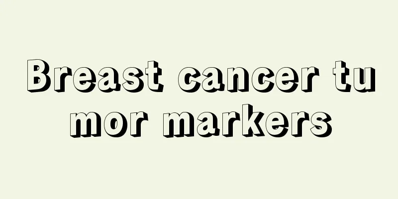 Breast cancer tumor markers
