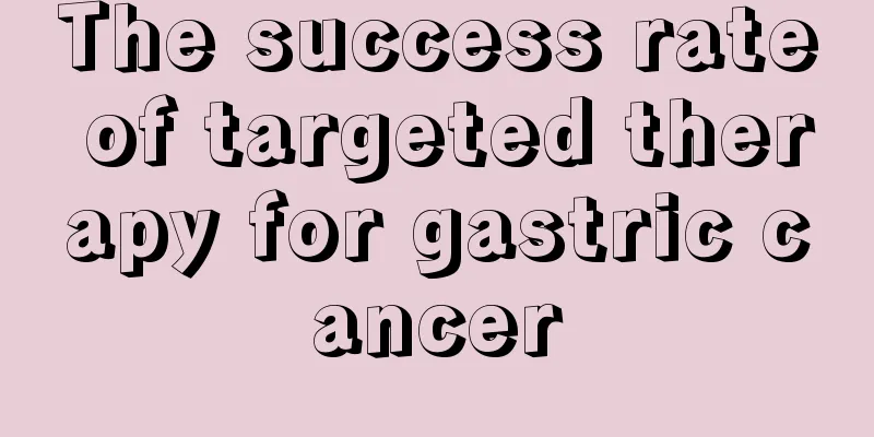 The success rate of targeted therapy for gastric cancer