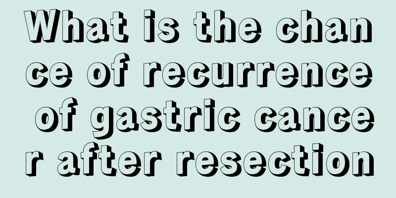 What is the chance of recurrence of gastric cancer after resection