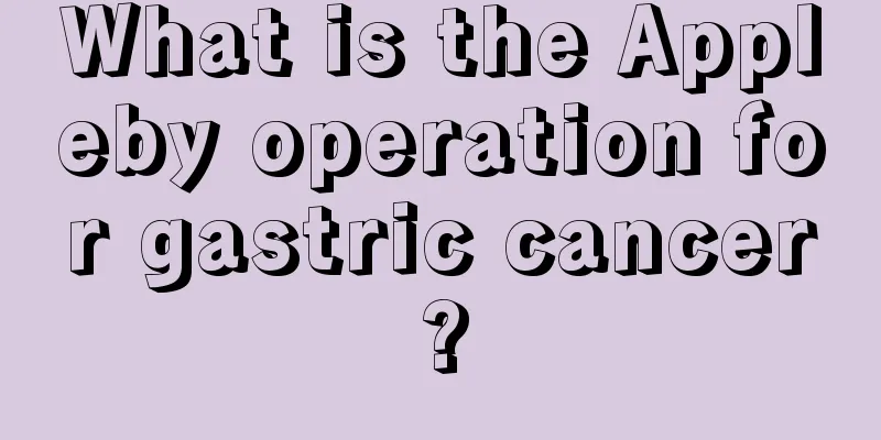 What is the Appleby operation for gastric cancer?