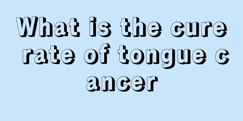What is the cure rate of tongue cancer