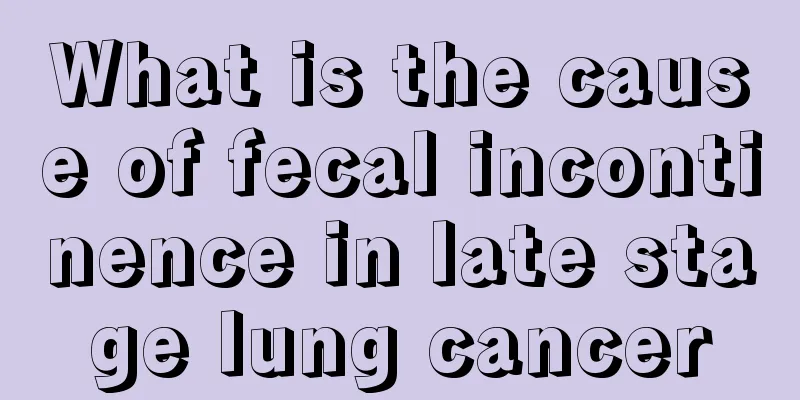 What is the cause of fecal incontinence in late stage lung cancer