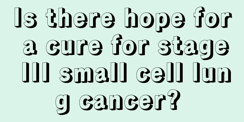 Is there hope for a cure for stage III small cell lung cancer? 