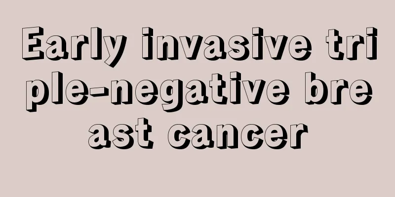Early invasive triple-negative breast cancer