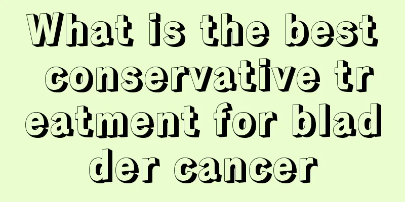 What is the best conservative treatment for bladder cancer