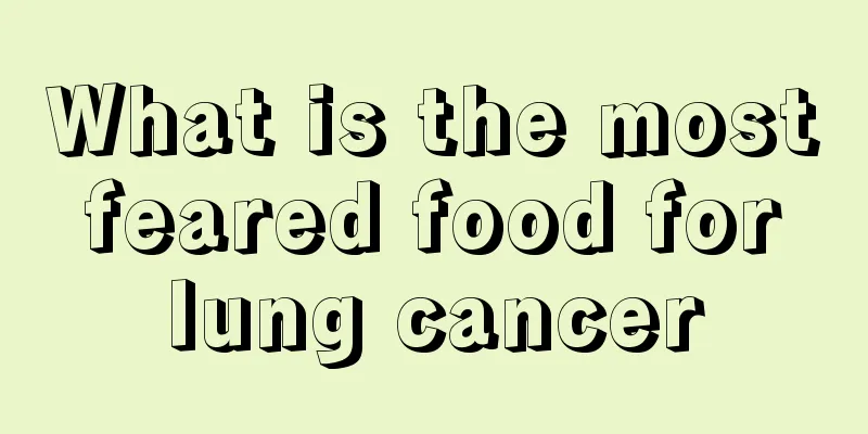 What is the most feared food for lung cancer