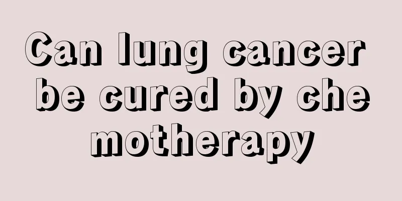 Can lung cancer be cured by chemotherapy