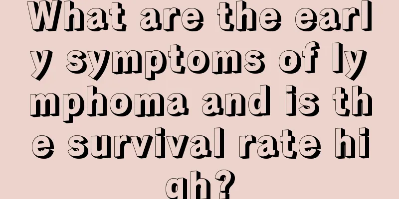What are the early symptoms of lymphoma and is the survival rate high?