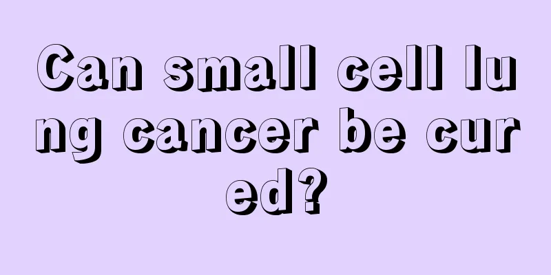 Can small cell lung cancer be cured?
