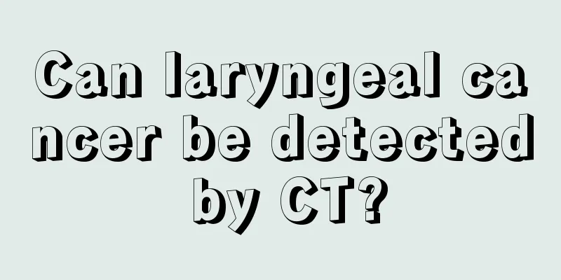 Can laryngeal cancer be detected by CT?