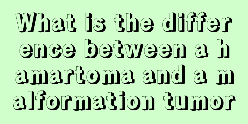 What is the difference between a hamartoma and a malformation tumor