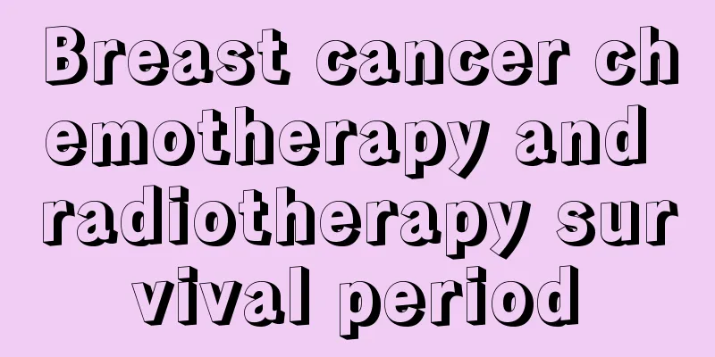 Breast cancer chemotherapy and radiotherapy survival period