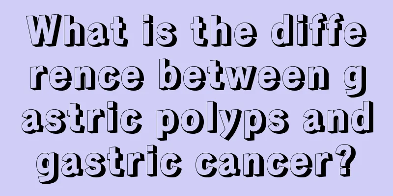 What is the difference between gastric polyps and gastric cancer? 