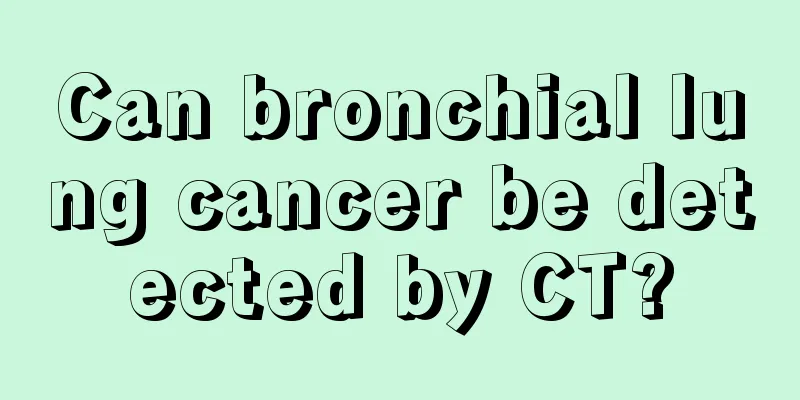 Can bronchial lung cancer be detected by CT?