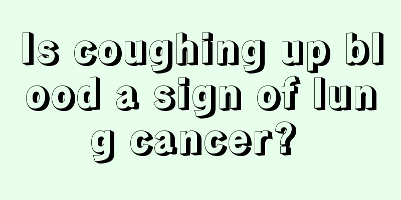 Is coughing up blood a sign of lung cancer? 