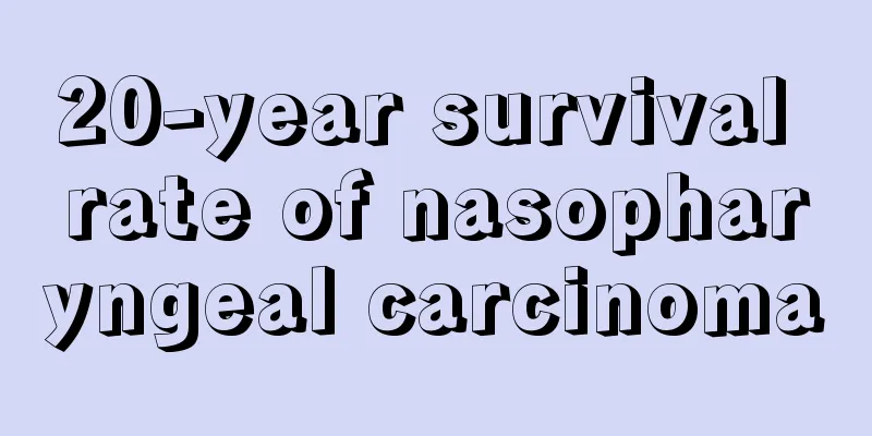 20-year survival rate of nasopharyngeal carcinoma