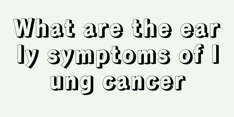 What are the early symptoms of lung cancer