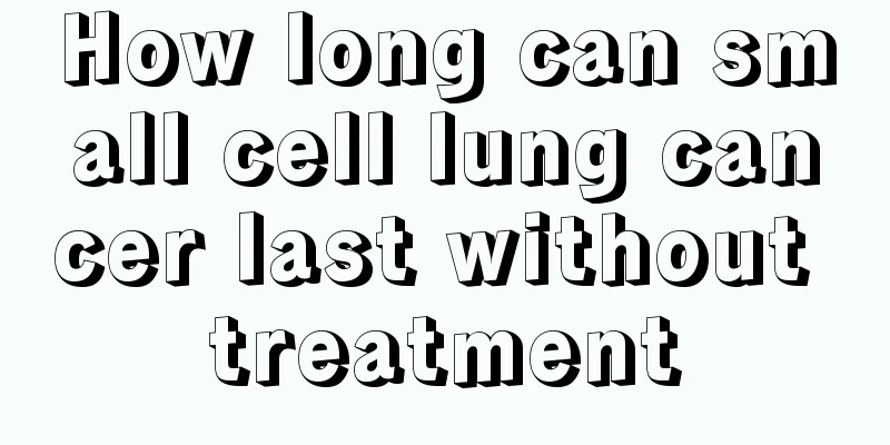 How long can small cell lung cancer last without treatment