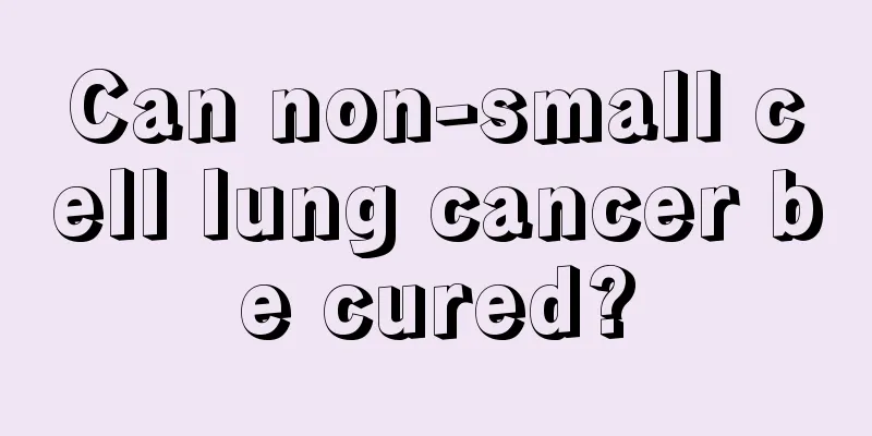 Can non-small cell lung cancer be cured?