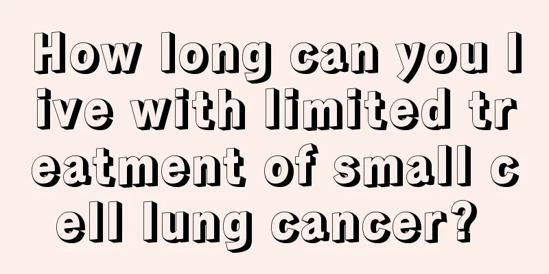 How long can you live with limited treatment of small cell lung cancer? 