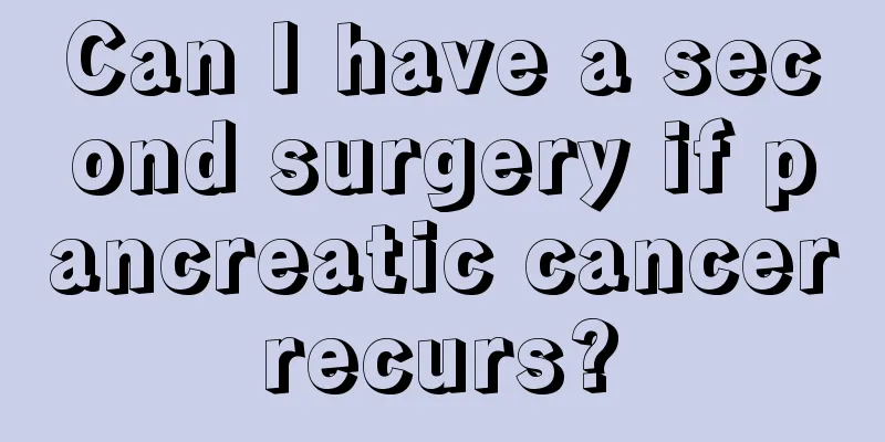 Can I have a second surgery if pancreatic cancer recurs? 